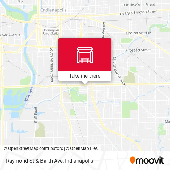 Mapa de Raymond St & Barth Ave