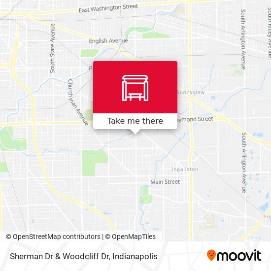 Mapa de Sherman Dr & Woodcliff Dr