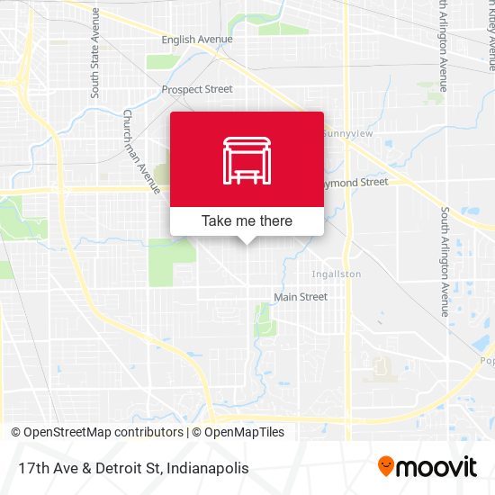 Mapa de 17th Ave & Detroit St