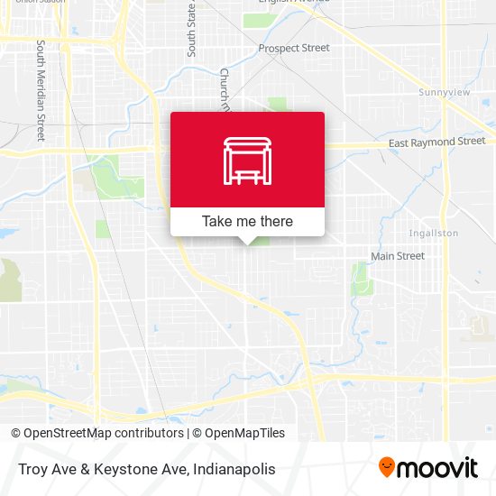 Mapa de Troy Ave & Keystone Ave