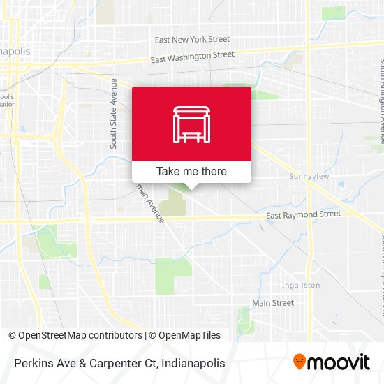 Perkins Ave & Carpenter Ct map