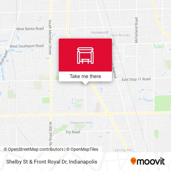 Shelby St & Front Royal Dr map