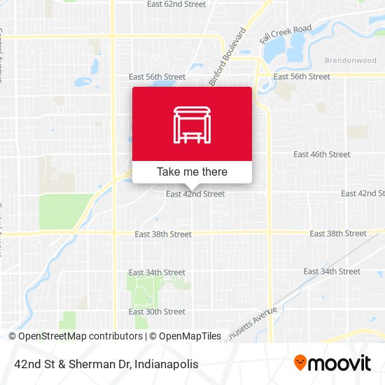 42nd St & Sherman Dr map