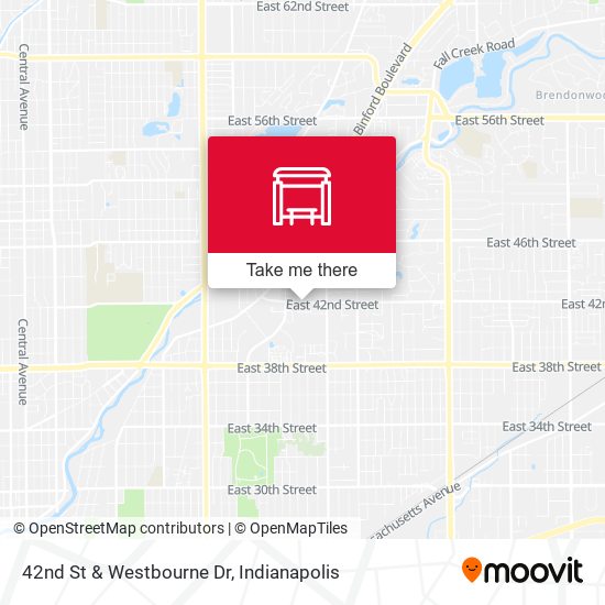 42nd St & Westbourne Dr map