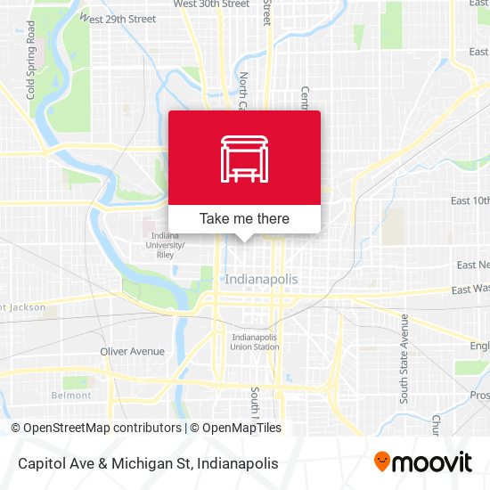 Capitol Ave & Michigan St map