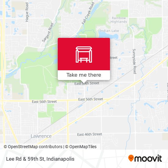 Lee Rd & 59th St map