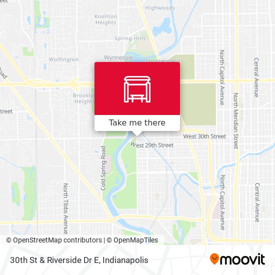 30th St & Riverside Dr E map