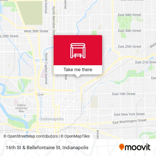 16th St & Bellefontaine St map