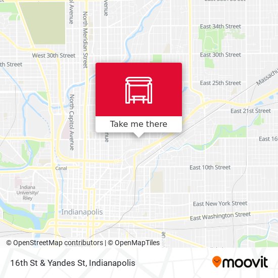 16th St & Yandes St map