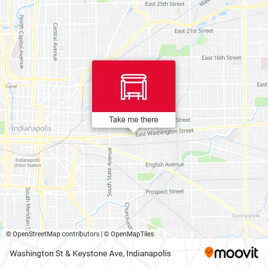 Mapa de Washington St & Keystone Ave