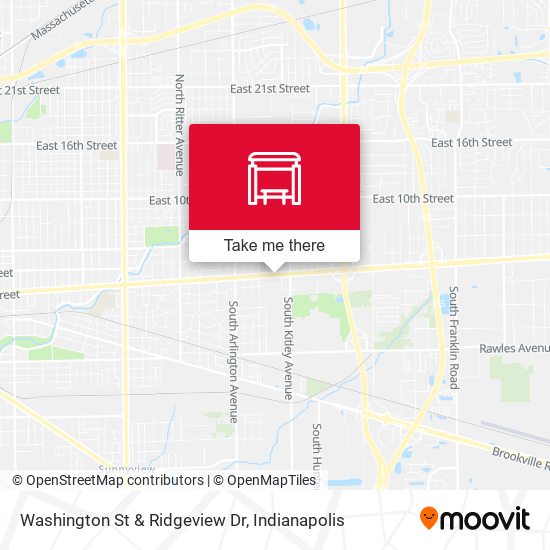 Washington St & Ridgeview Dr map