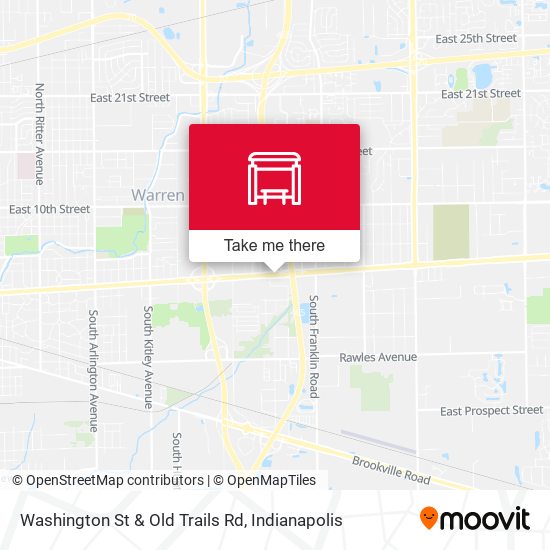 Washington St & Old Trails Rd map