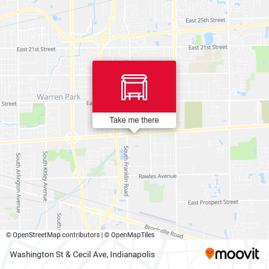 Washington St & Cecil Ave map