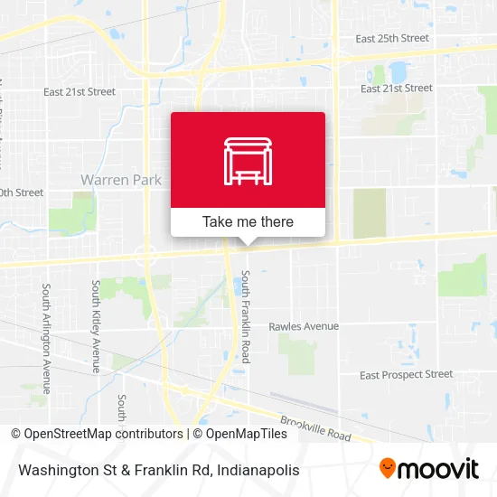 Mapa de Washington St & Franklin Rd