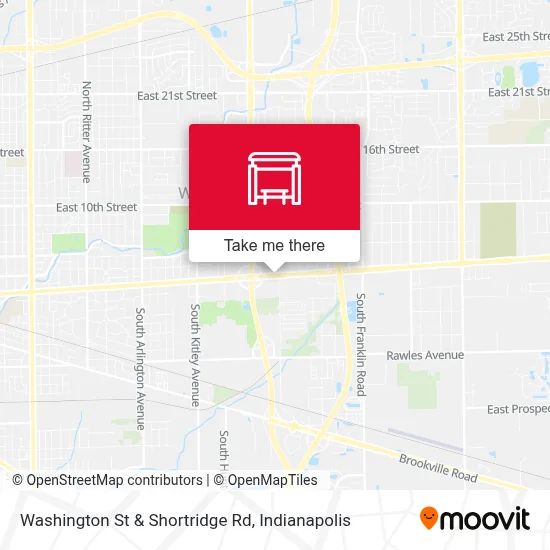 Washington St & Shortridge Rd map