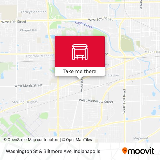 Washington St & Biltmore Ave map