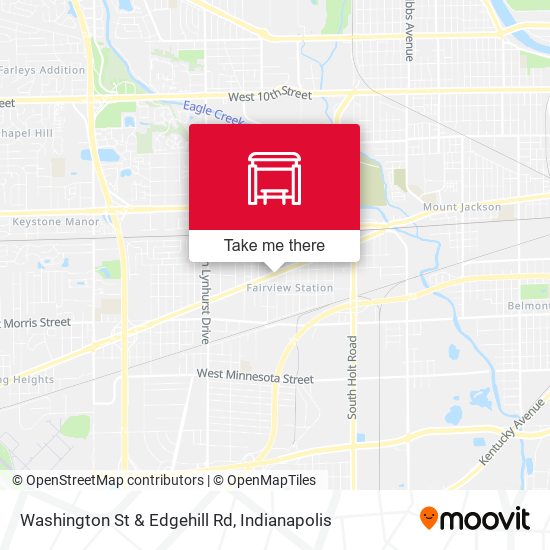Washington St & Edgehill Rd map