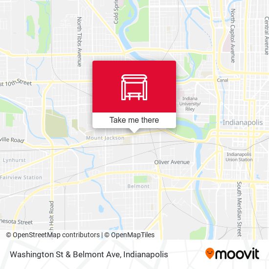 Mapa de Washington St & Belmont Ave