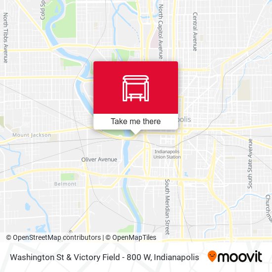 Mapa de Washington St & Victory Field - 800 W