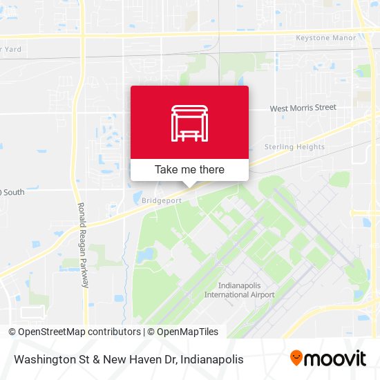 Mapa de Washington St & New Haven Dr