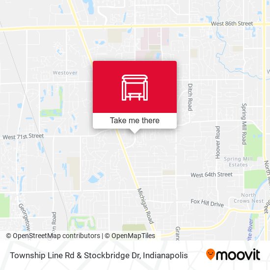 Township Line Rd & Stockbridge Dr map