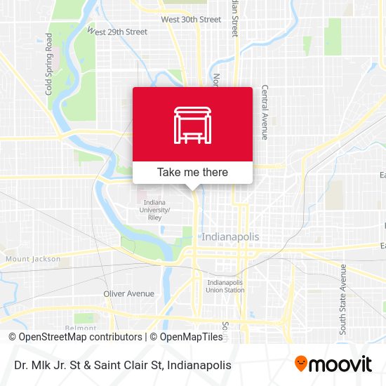 Mapa de Dr. Mlk Jr. St & Saint Clair St