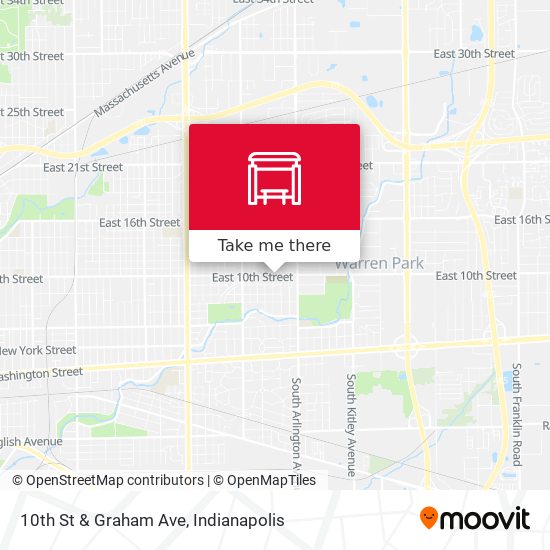 10th St & Graham Ave map
