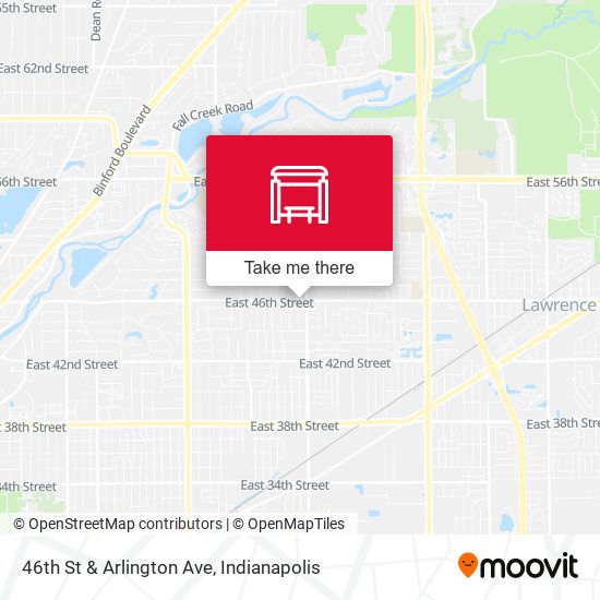 46th St & Arlington Ave map