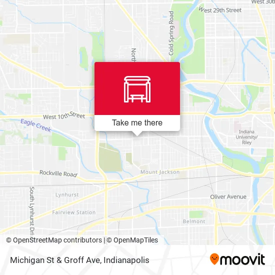 Michigan St & Groff Ave map