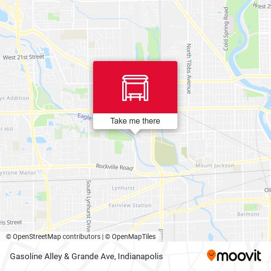 Gasoline Alley & Grande Ave map