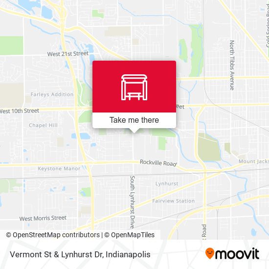 Vermont St & Lynhurst Dr map
