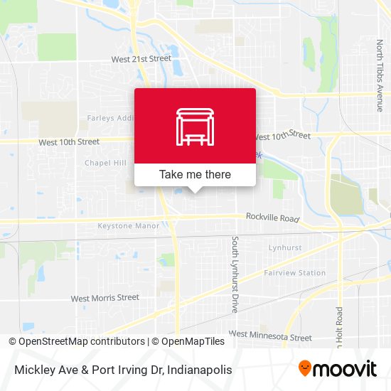 Mapa de Mickley Ave & Port Irving Dr