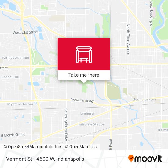 Vermont St - 4600 W map