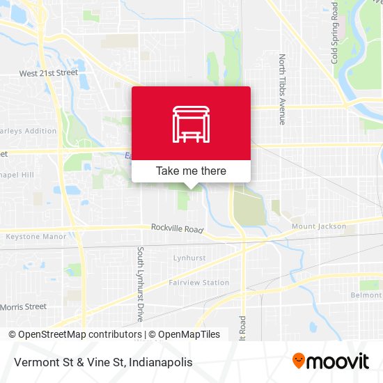 Mapa de Vermont St & Vine St