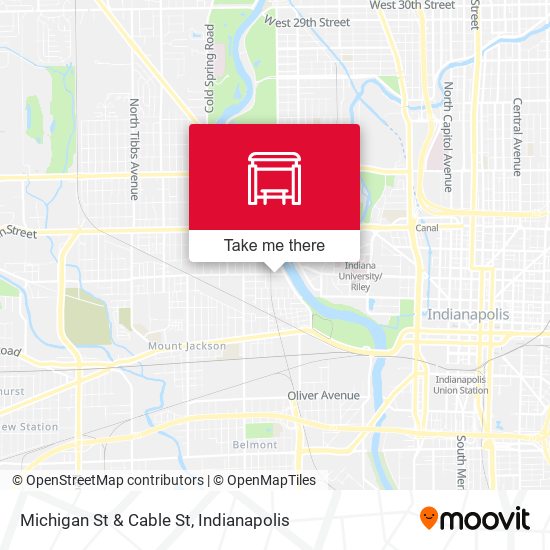 Mapa de Michigan St & Cable St