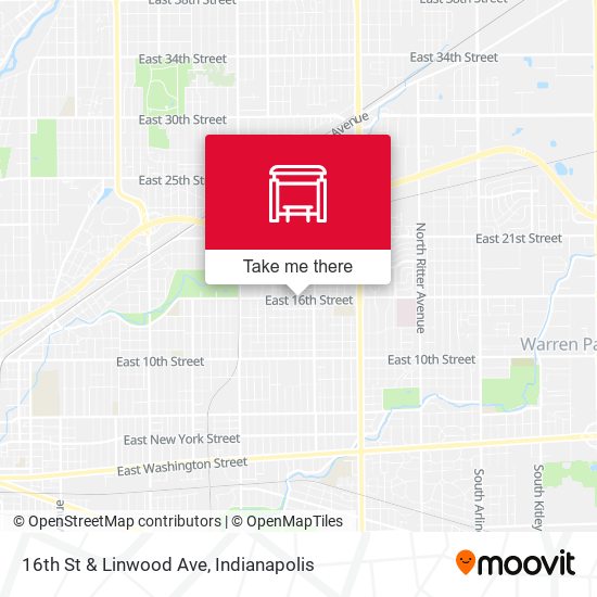 16th St & Linwood Ave map