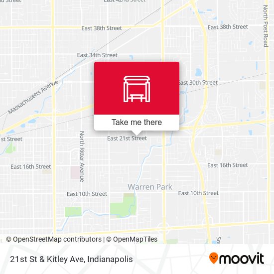 21st St & Kitley Ave map
