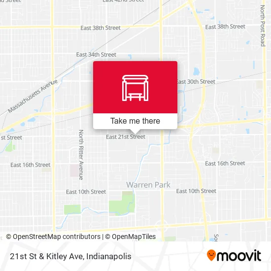 Mapa de 21st St & Kitley Ave