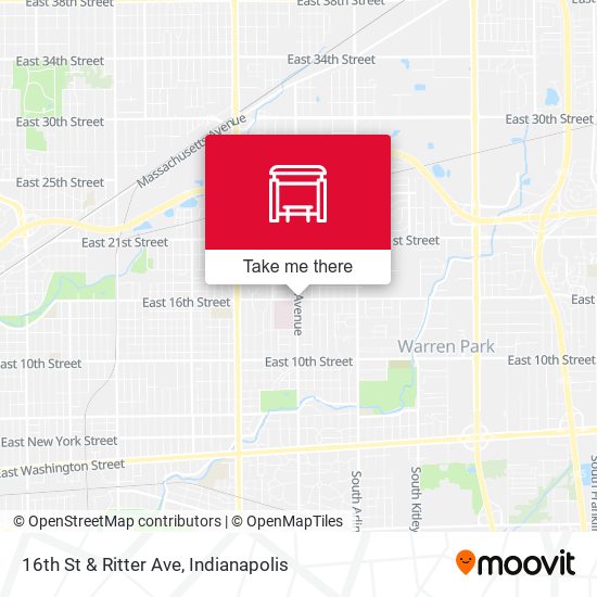 16th St & Ritter Ave map