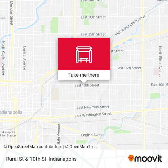 Mapa de Rural St & 10th St