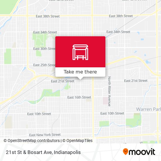 Mapa de 21st St & Bosart Ave