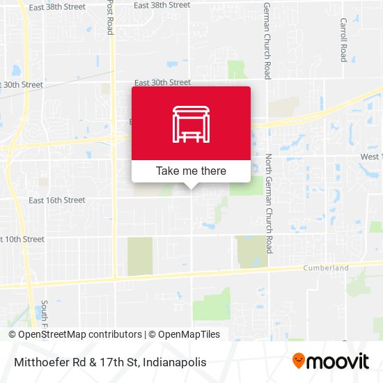Mitthoefer Rd & 17th St map