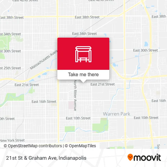 Mapa de 21st St & Graham Ave