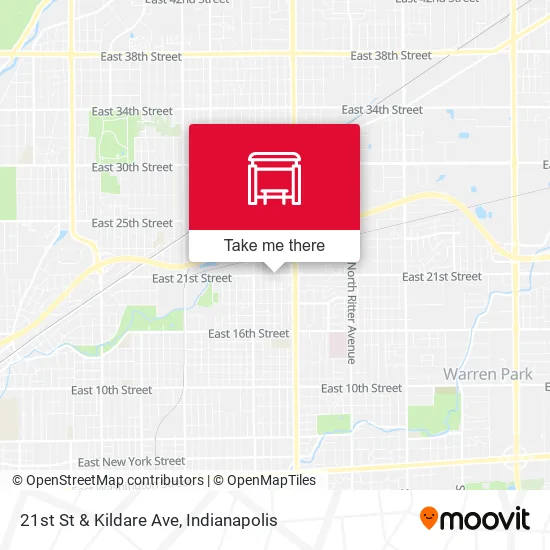 Mapa de 21st St & Kildare Ave