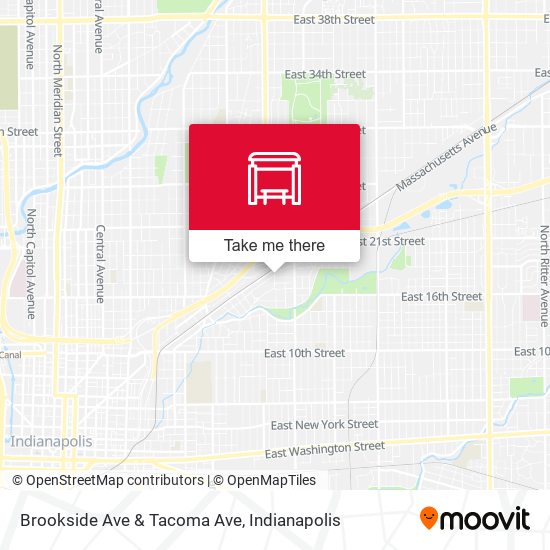 Brookside Ave & Tacoma Ave map