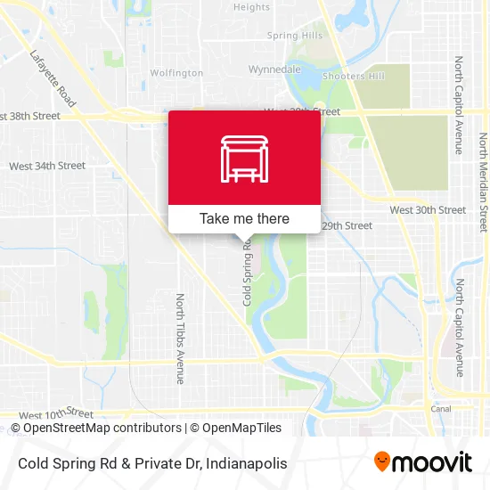 Mapa de Cold Spring Rd & Private Dr