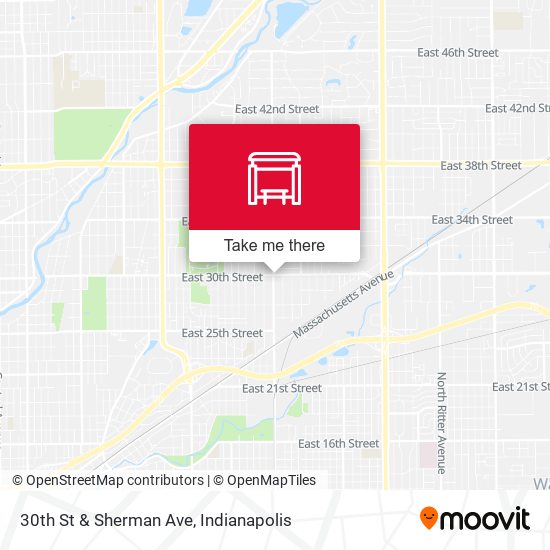 30th St & Sherman Ave map