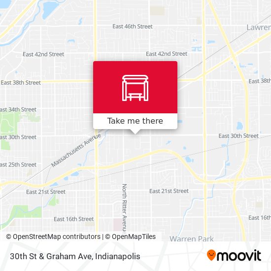 30th St & Graham Ave map