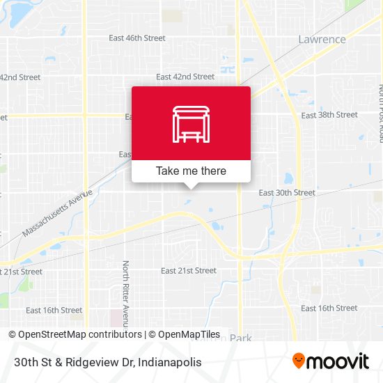 30th St & Ridgeview Dr map