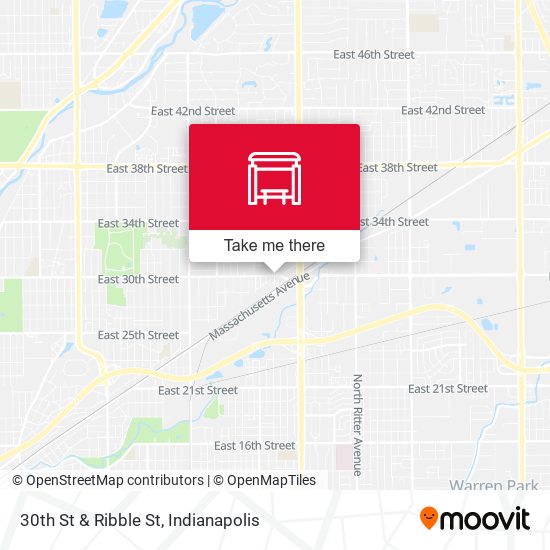 30th St & Ribble St map